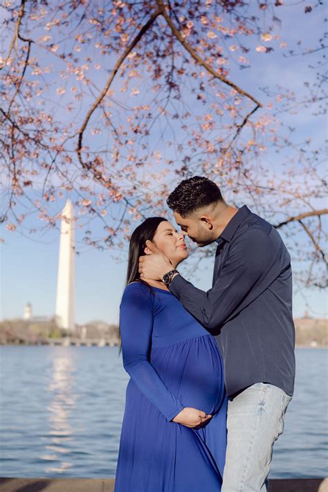 Cherry Blossom Maternity Session Washington Dc — Lincoln Photography