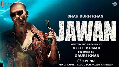 Jawan New Poster Shahrukh Khan Bald Look In Jawan Nayanthara