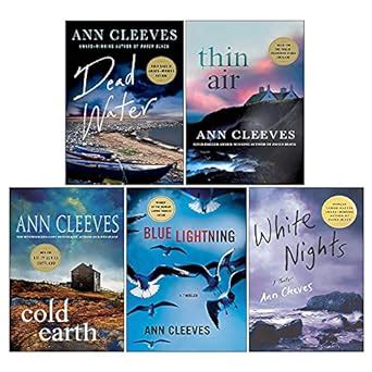 Amazon Ann Cleeves Shetland Series Collection Books Set White