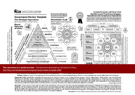 Document Review Template Free Documents