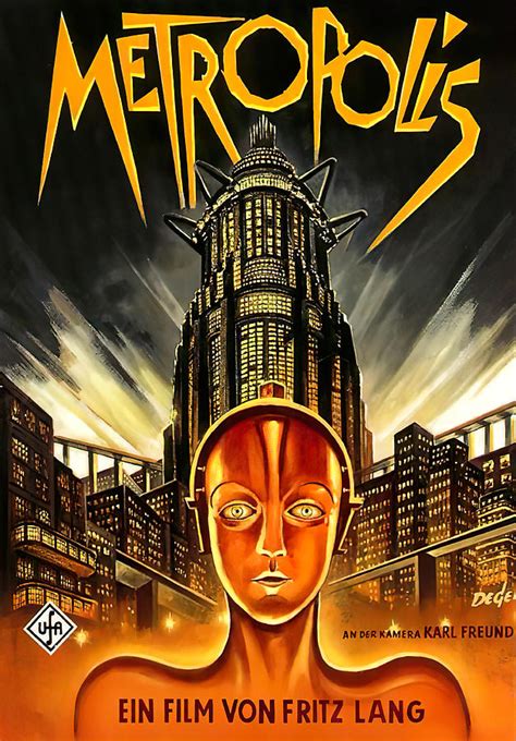 ''Metropolis'',by Fritz Lang, 1927 Mixed Media by Stars on Art - Pixels