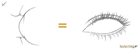 How To Draw Eyelashes In Steps Rapidfireart