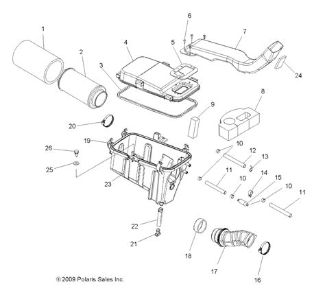 MOTEUR SYSTEME DADMISSION DAIR POUR SPORTSMAN TOURING 500 HO 2010