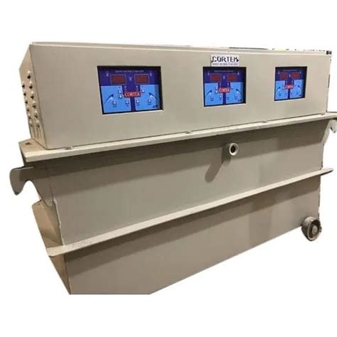 Three Phase Cortek Kva Oil Cooled Servo Stabilizer Volt At