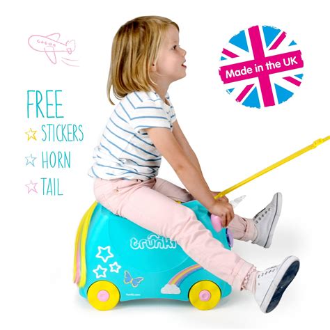 Trunki Ride-On Suitcase – Una the Unicorn