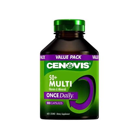 Buy Cenovis Once Daily 50 Multi 100 Capsules Online At Cincotta