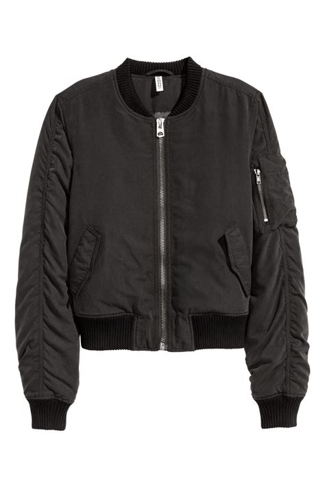 Bomber Jacket Black Sale Handm Us