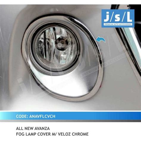 Jual Cover Foglamp All New Avanza Xenia M Veloz Chrome Jsl Shopee