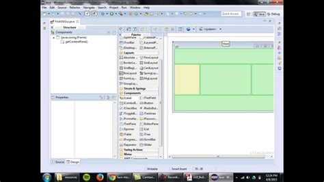 Java Gui Design W Windowbuilder Designer Part 1 Of 5 Youtube