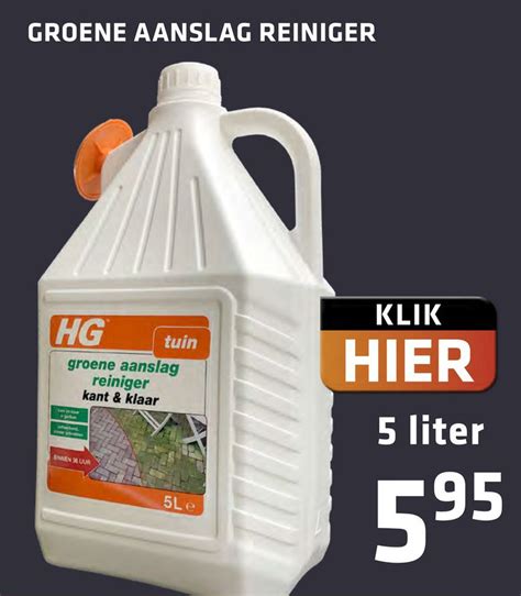 GROENE AANSLAG REINIGER Aanbieding Bij De Voordeelmarkt