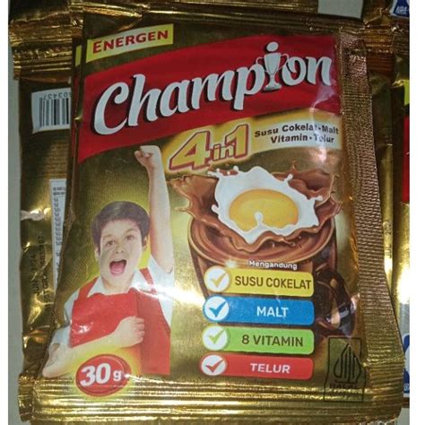 Jual Energen Champion Susu Coklat Champion By Energen Renceng