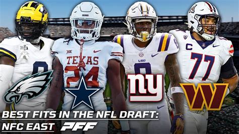 2024 Nfl Draft Best Fits Nfc East Pff Cfb Show Youtube