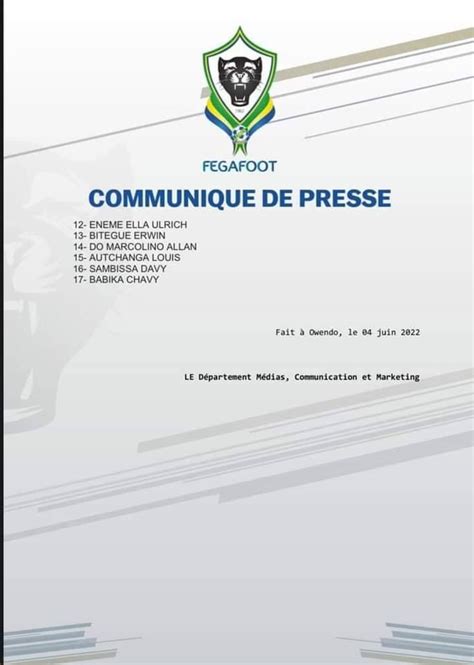 Élim CAN Côte d Ivoire 2023 Le match RDC vs Gabon décalé de 17h00 à