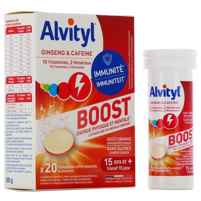 Alvityl Boost Ginseng et Caféine