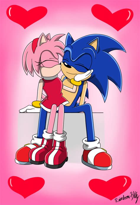 Sonic Sonamy Kissing