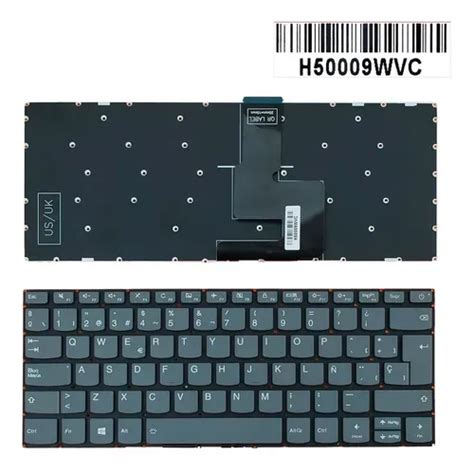 Teclado Lenovo Ideapad Ikb Isk Retroiluminado Gris Espa Ol