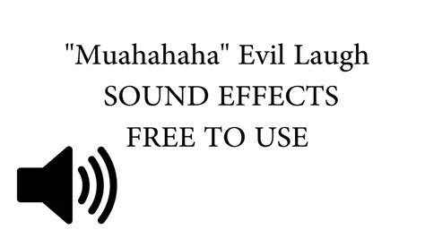 Muahaha Evil Laugh Sound Effect Youtube