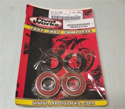 Kawasaki ZR750K Front Wheel Bearing Seal Kit Pivot Works PWFWS K10