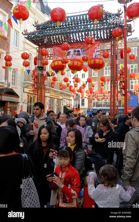 Chinatown, London, at the Chinese New Year Stock Photo - Alamy