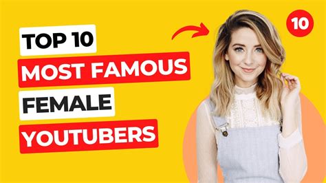 Top 10 Most Famous Female Youtubers In The World Your Best 10 Youtube