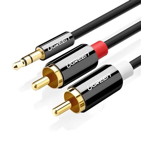 KABEL MINI JACK 2x RCA CHINCH 5 M STEREO UGREEN HQ 8747358589