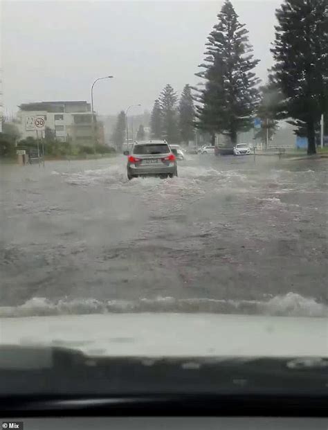 Manly Dam Spills As Sydney Flooding Strikes Northern Beaches With