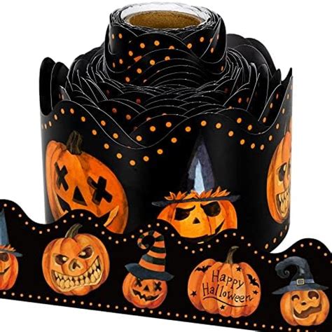 Amazon Whaline Ft Halloween Bulletin Board Borders Glitter