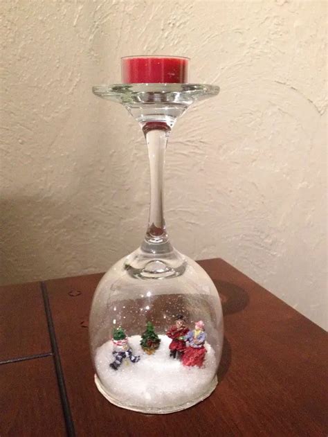 Alluring Wine Glass Snow Globes 6 Step Decoration Craft Projects For Every Fan