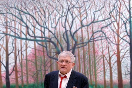 David Hockney Unveils Largest Painting Ever Editorial Stock Photo