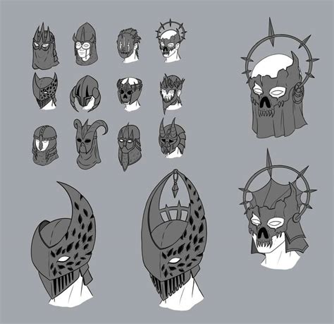 Dark fantasy helmet concept art by TORI619 on DeviantArt