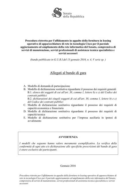 Pdf Procedura Ristretta Per L Affidamento In Appalto Della