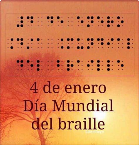 Día Mundial del Braille Ámbito Internacional