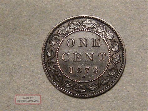 1876h Canadian Large Cent 3192