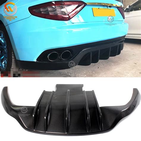 Carbon Fiber Mc Style Rear Bumper Diffuser For Maserati Gt Gran Turismo