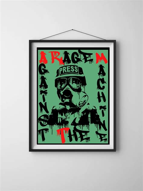 Rage Against the Machine Concert Poster Art Print - Etsy