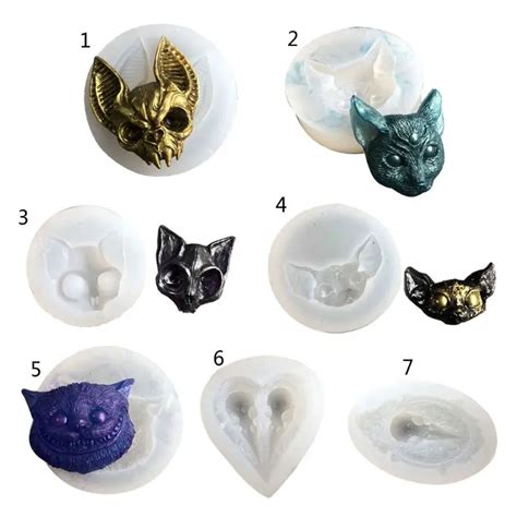 Jewelry Beauty Molds Cat Silicone Mold Diy Crafts Cat Earring