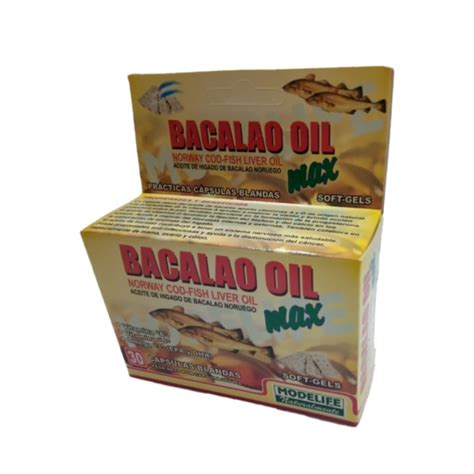 Aceite De Higado De Bacalao X 30 Caps Blandas Modelife