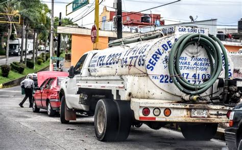 Veracruz Cómo operan las pipas de agua y cuánto cobran en Xalapa