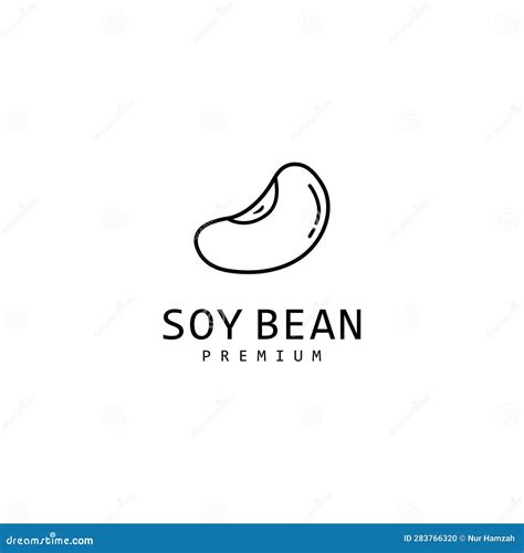 Soybean Logo Template With Modern Concept Stock Vector Illustration