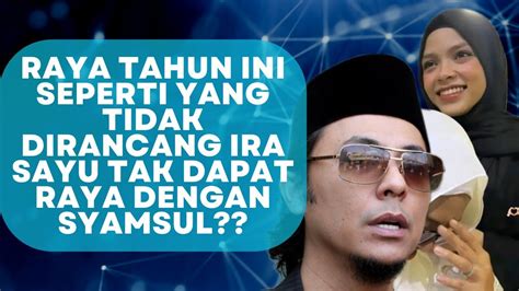 Kembali Tegang Selepas Ira Muatnaik Gambar Raya Tanpa Syamsul