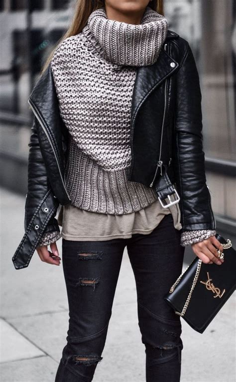 42 Amazing Winter Leather Jacket Ideas For Women Leather Jackets Women Leather Jacket Fashion