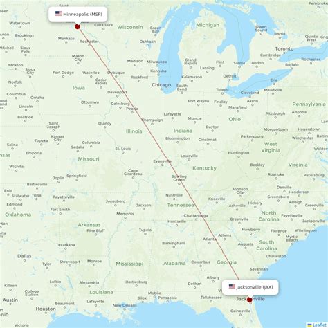 Airlines With Flights From Jacksonville To Minneapolis Jax To Msp