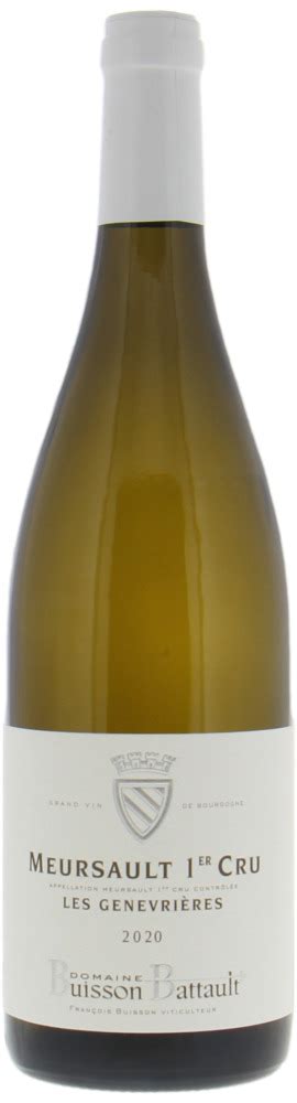 Meursault Genevrieres 1er Cru 2020 Domaine Buisson Battault Best Of