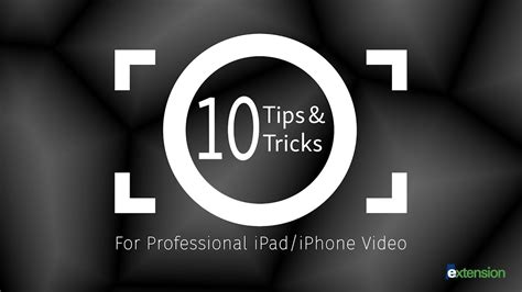 How To Shoot And Edit Like A Pro 10 Tips And Tricks Youtube