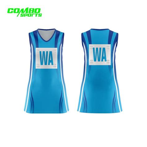 Latest Design Breathable Sublimated Netball Uniform China Sublimation