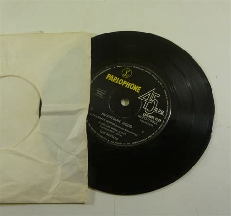 BEATLES NORWEGIAN WOOD EP Record In PC AU C 1968 Treats