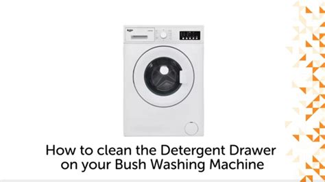 How To Clean The Detergent Drawer On A Bush Washing Machine Youtube