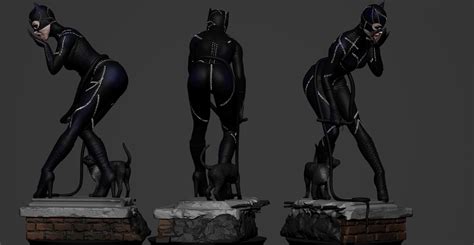 Catwoman 3d Model Ready To Print Stl