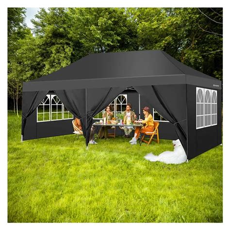 10X20FT Pop Up Canopy Fully Waterproof Canopy Tent 10X20 Canopy With