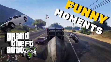 GTA 5 Funny Momets Haciendo Volar Los Carros Por Los Aires PS4